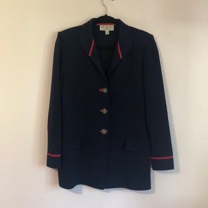 St. John Navy Suit Jacket